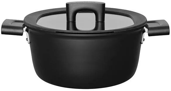 Fiskars Hard Face -kastrull med lock - 3,5 l