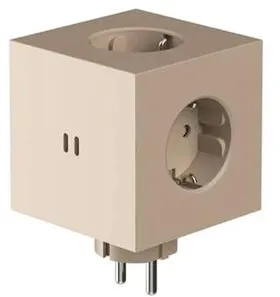 Avolt Square 2 Vägguttag Beige